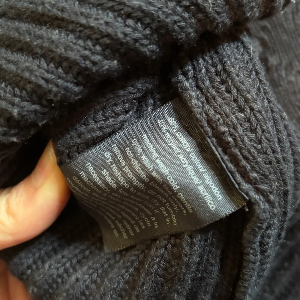 Tommy Hilfiger Navy Cable Knit Sweater
